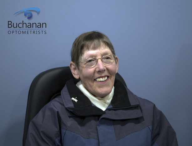 Heather Clifton - Her life and sight saved by Alisdair Buchanan discovering a tumour at Buchanan Optometrists
